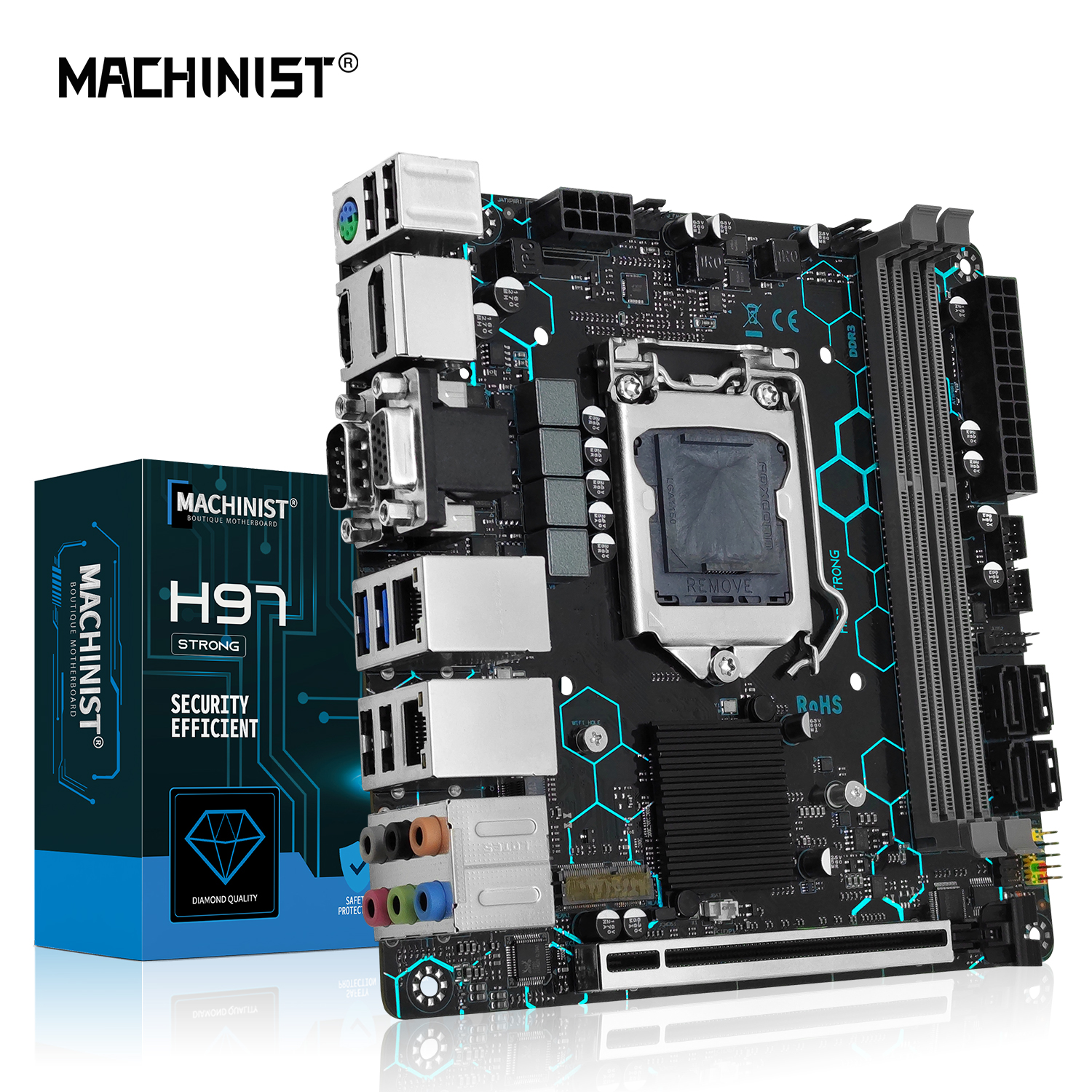 Pc Gaming I5 - MACHINIST H97 STRONG Motherboard LGA1150 support