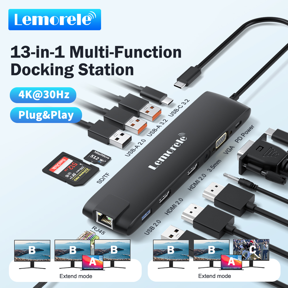 Usb Hub Gaming - Lemorele TC96 USB Hub USB 3.1