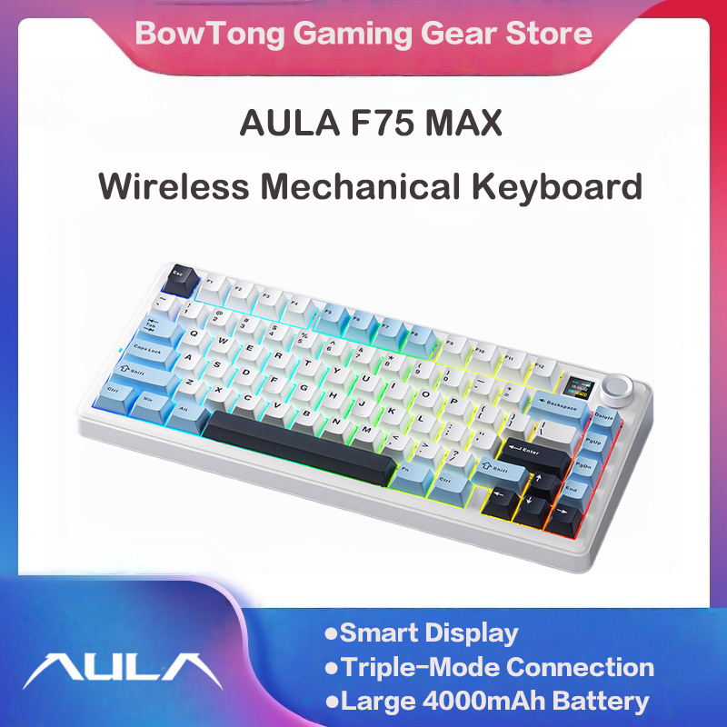 Pc Gaming Uk - AULA F75 MAX 75% Tri-Mode Mechanical