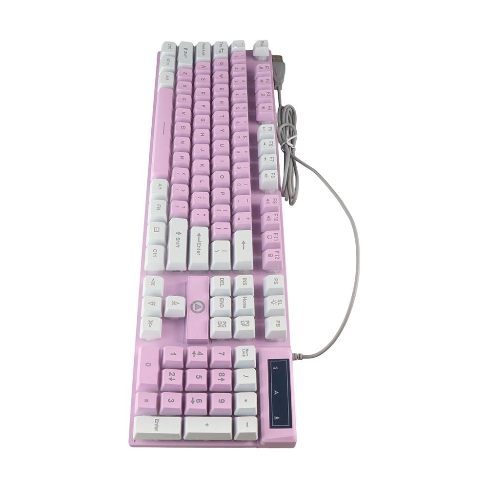 Anti-Ghosting Keyboard - Mechanical Axis Anti-ghosting Waterproof Light-Emitting Backlit