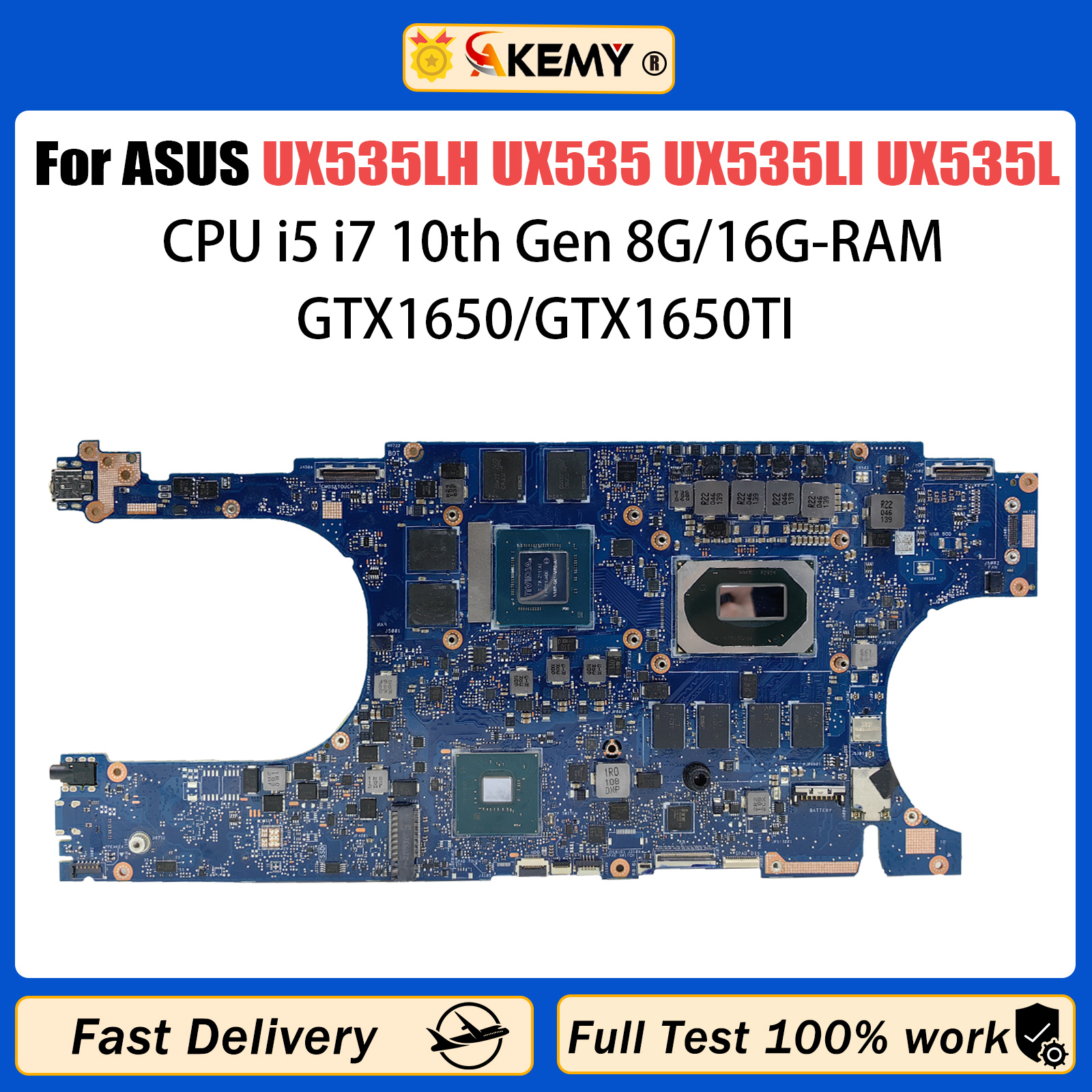 Pc Gaming I5 - AKEMY UX535LH Laptop Motherboard For ASUS