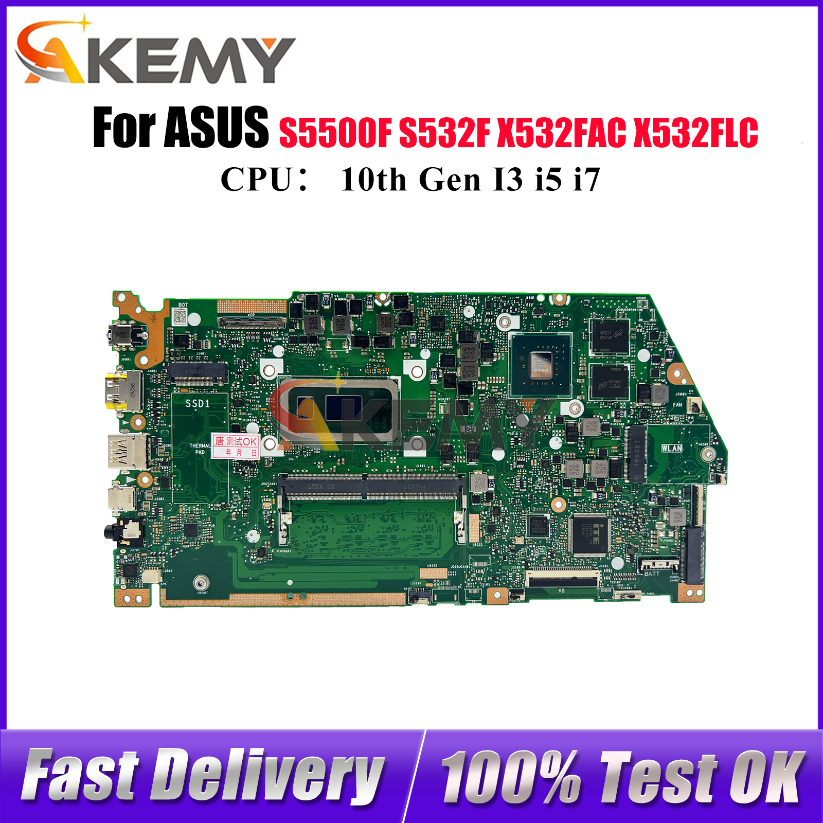 Pc Gaming I5 - X532FL Laptop Motherboard For ASUS K532F