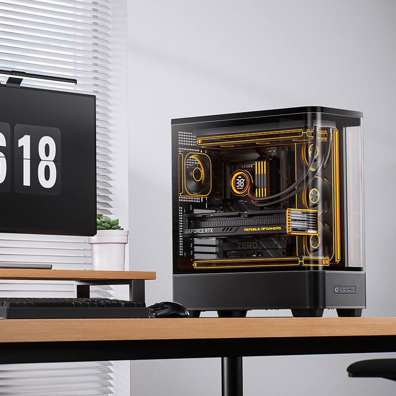 Pc Gaming Jonsbo - JONSBO TK-5 ATX Computer Desktop Case