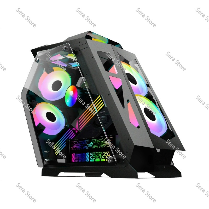 High-End Gaming PC Case w/LED  - مراجعة Pc Gaming Optimization وسعره