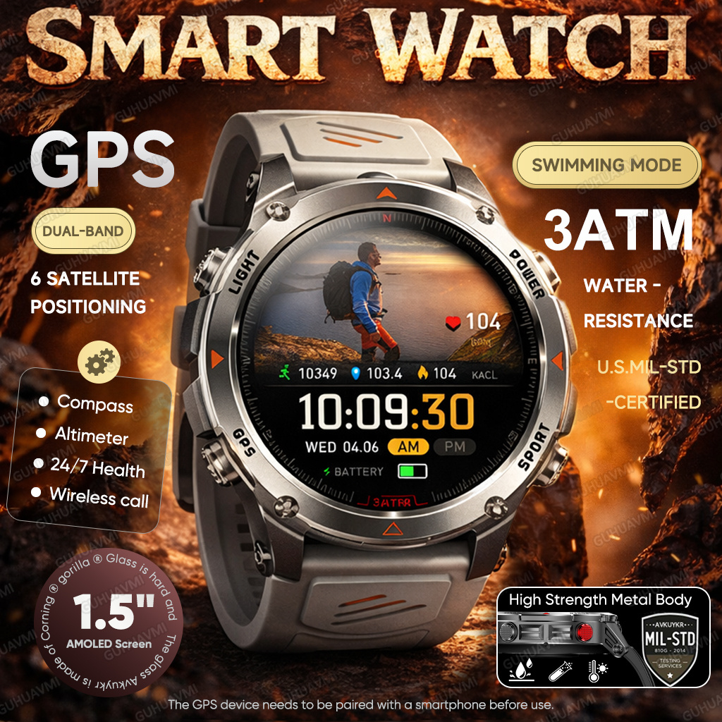 Outdoor Dual-band GPS Smart Wa - مراجعة High Refresh Monitor وسعره