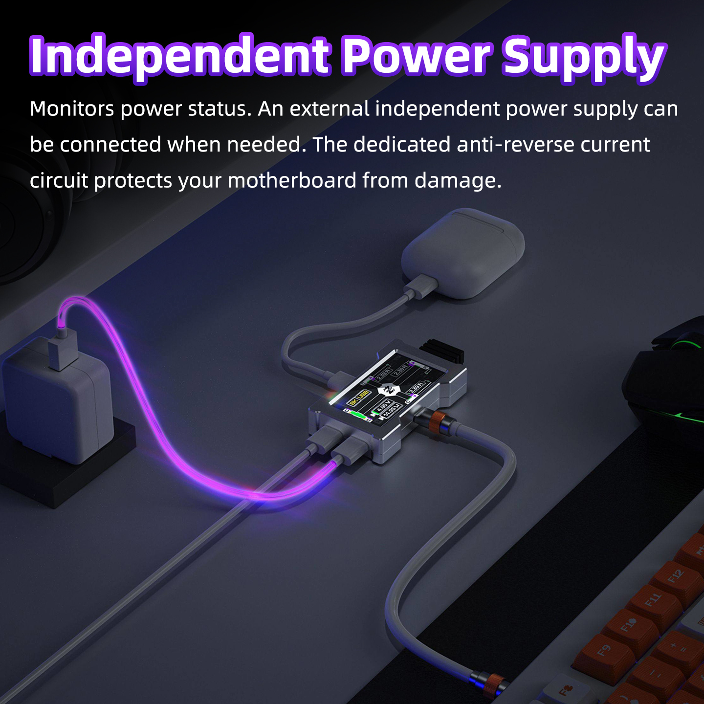 HMHUB Gaming USB Hub - 2-To-3  - مراجعة Usb Hub Gaming وسعره