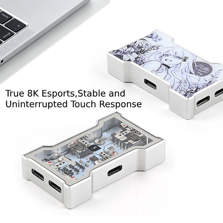 RGB USB Hub 2 Input 3 Output A - مراجعة Usb Hub Gaming وسعره