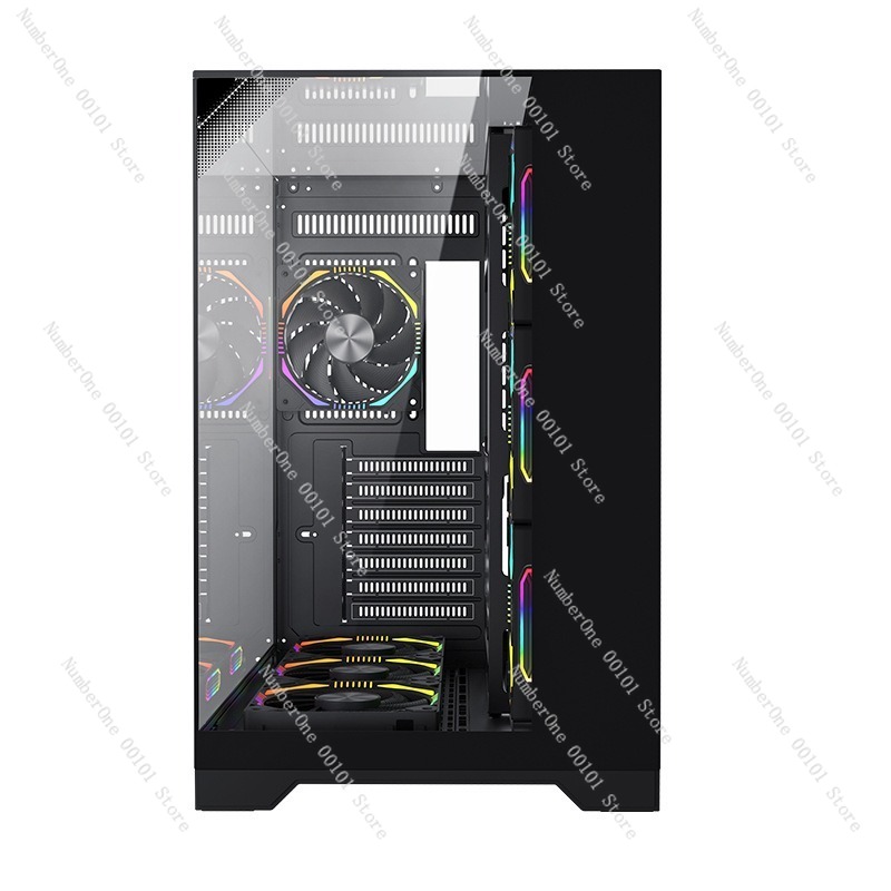 ATX Gaming PC Case Panoramic T - مراجعة Pc Gaming Rgb وسعره