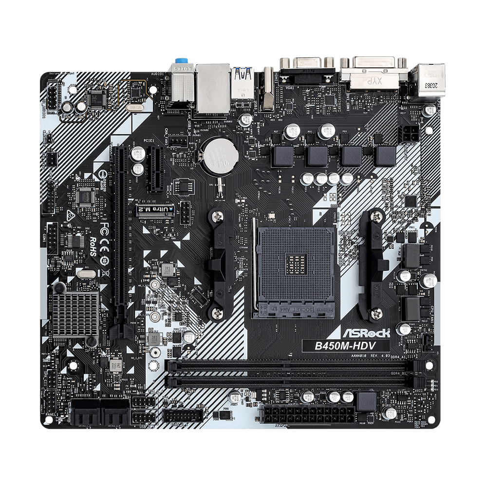 ASROCK B450M-HDV R4.0 Motherbo - مراجعة Pc Gaming Amd Ryzen 5 وسعره