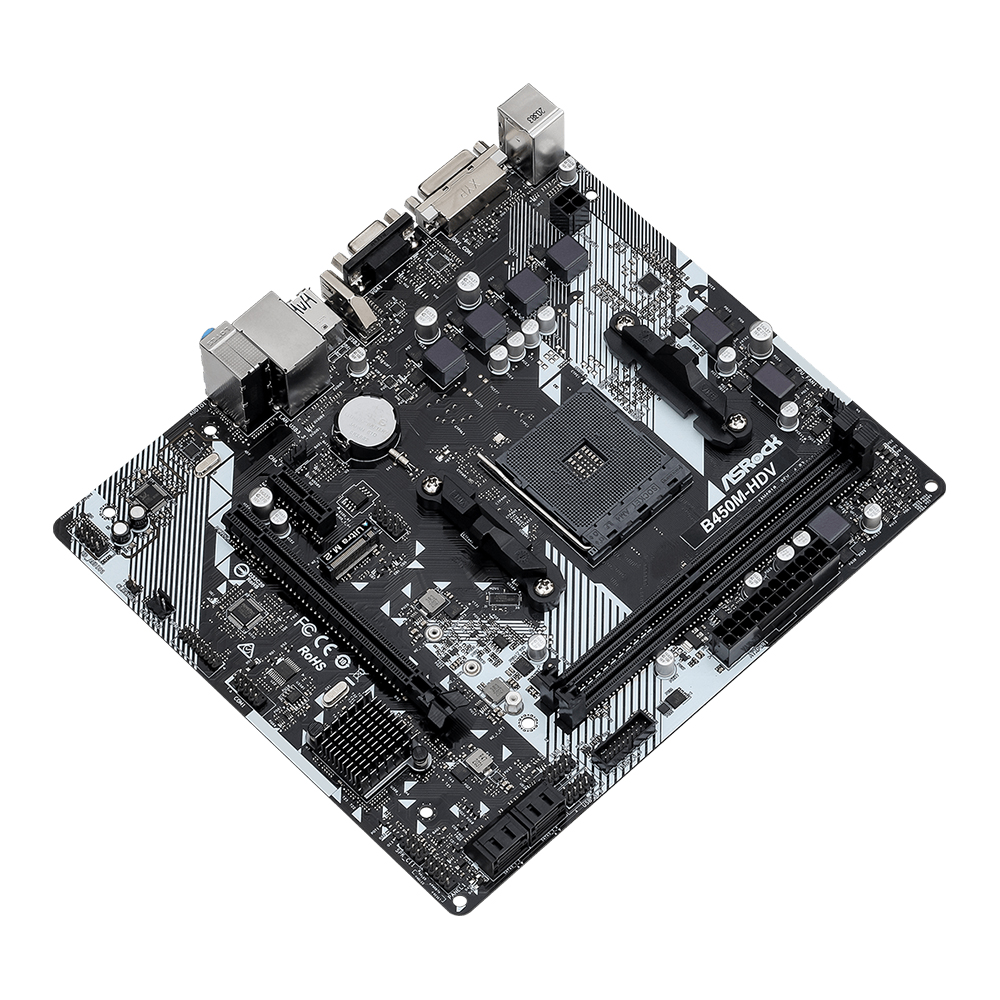 ASROCK B450M-HDV R4.0 Motherbo - مراجعة Pc Gaming Amd Ryzen 5 وسعره