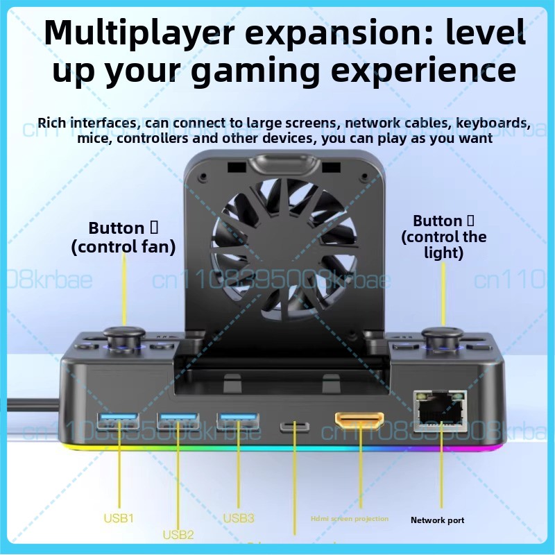 Gaming Dock Station for Steam  - مراجعة Usb Hub Gaming وسعره