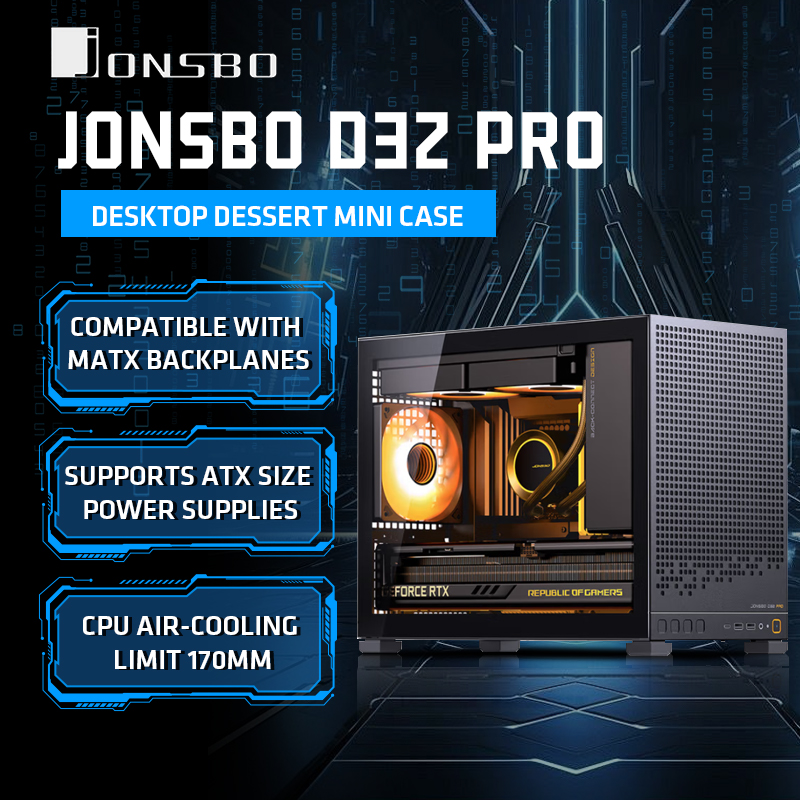 JONSBO D32 PRO Rear Plug Mothe - مراجعة Pc Gaming Jonsbo وسعره