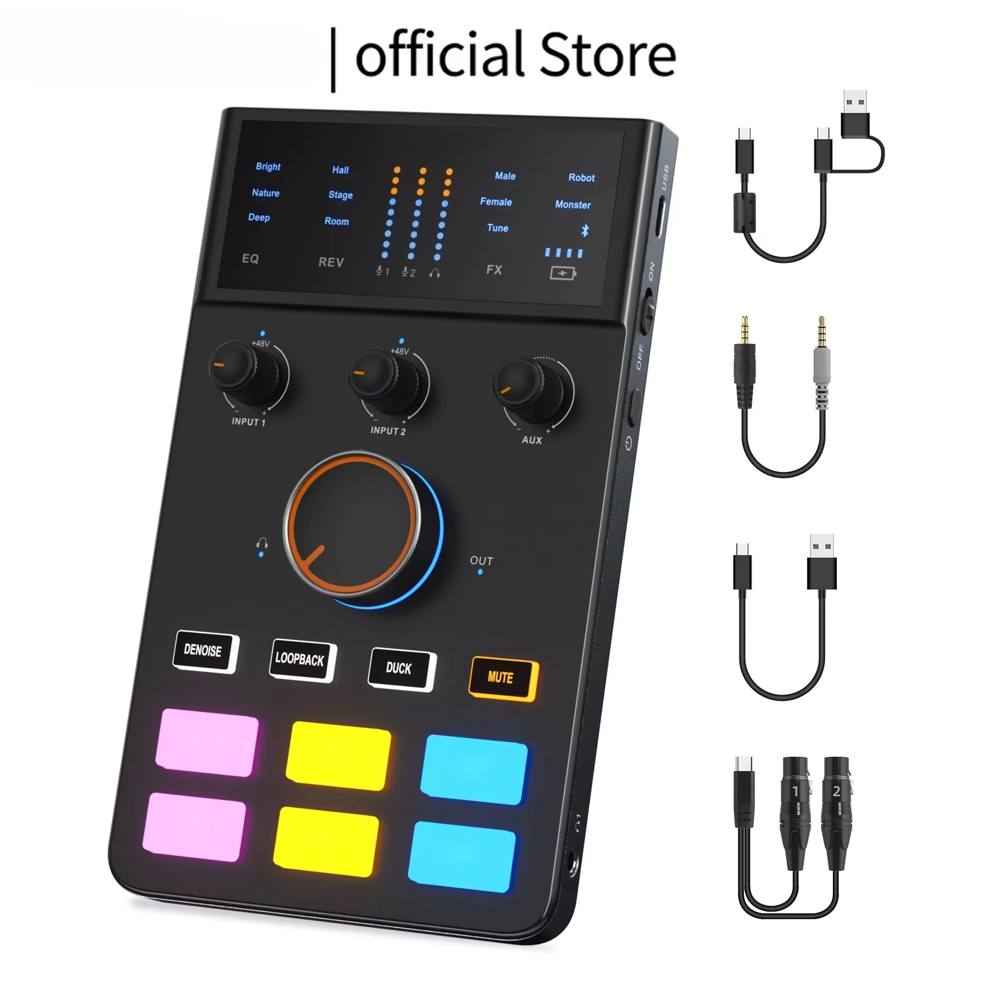 ADCaster C1 Audio Interface, B - مراجعة Gaming Microphone وسعره