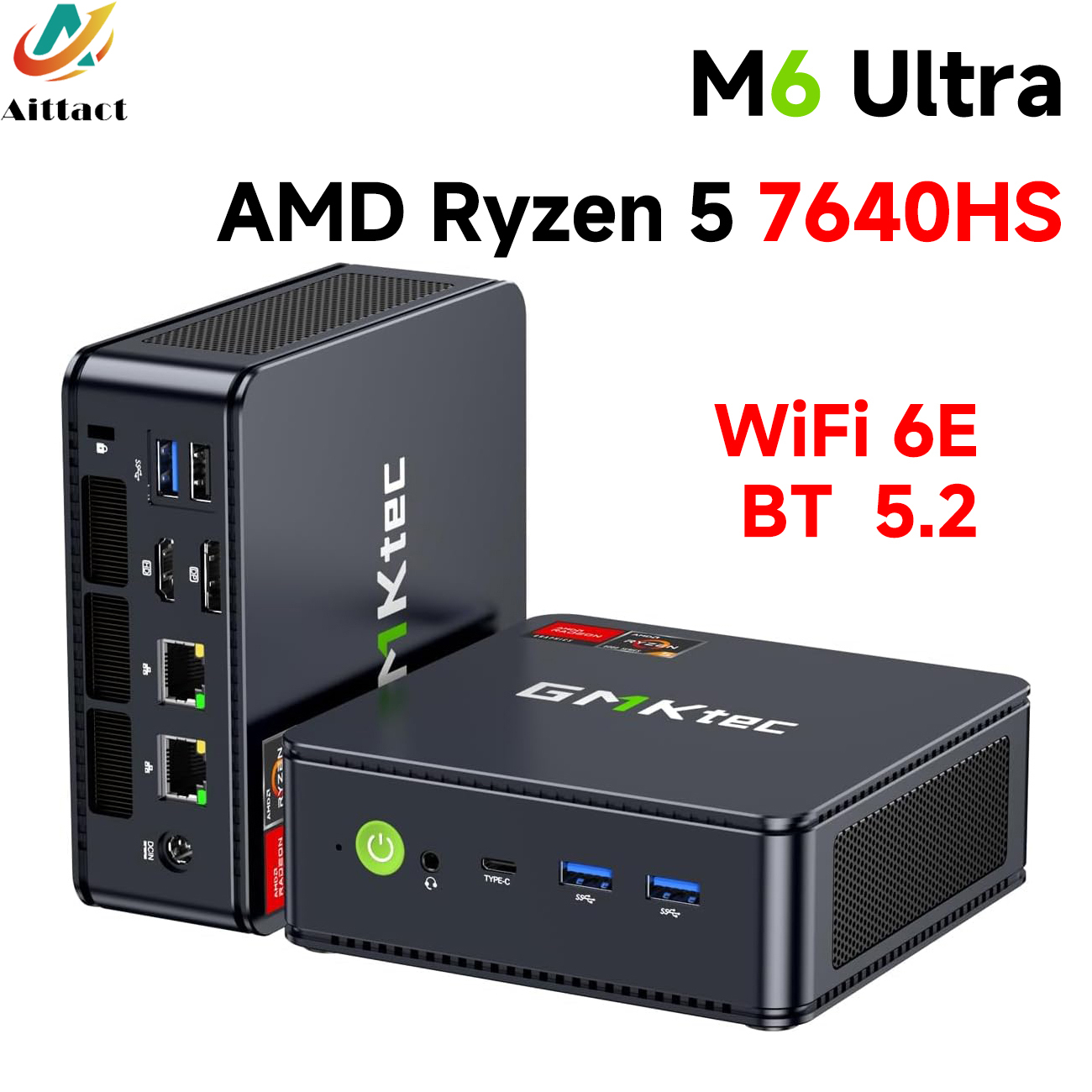 AittactXGMKtec M6 Ultra AMD Ry - مراجعة Pc Gaming Amd Ryzen 5 وسعره
