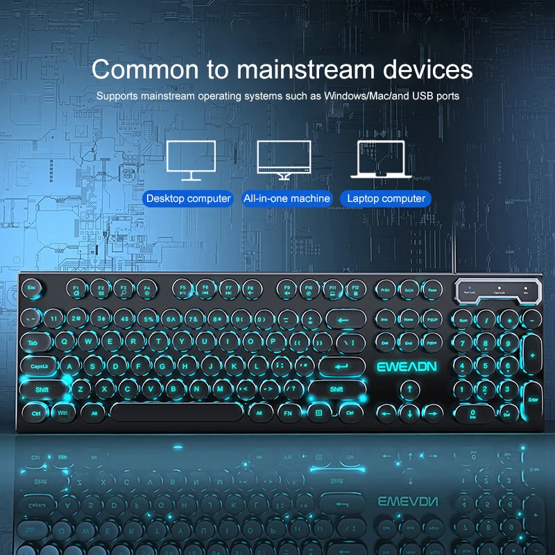 Retro Punk Mechanical Feel Key - مراجعة Pc Gaming Rgb وسعره