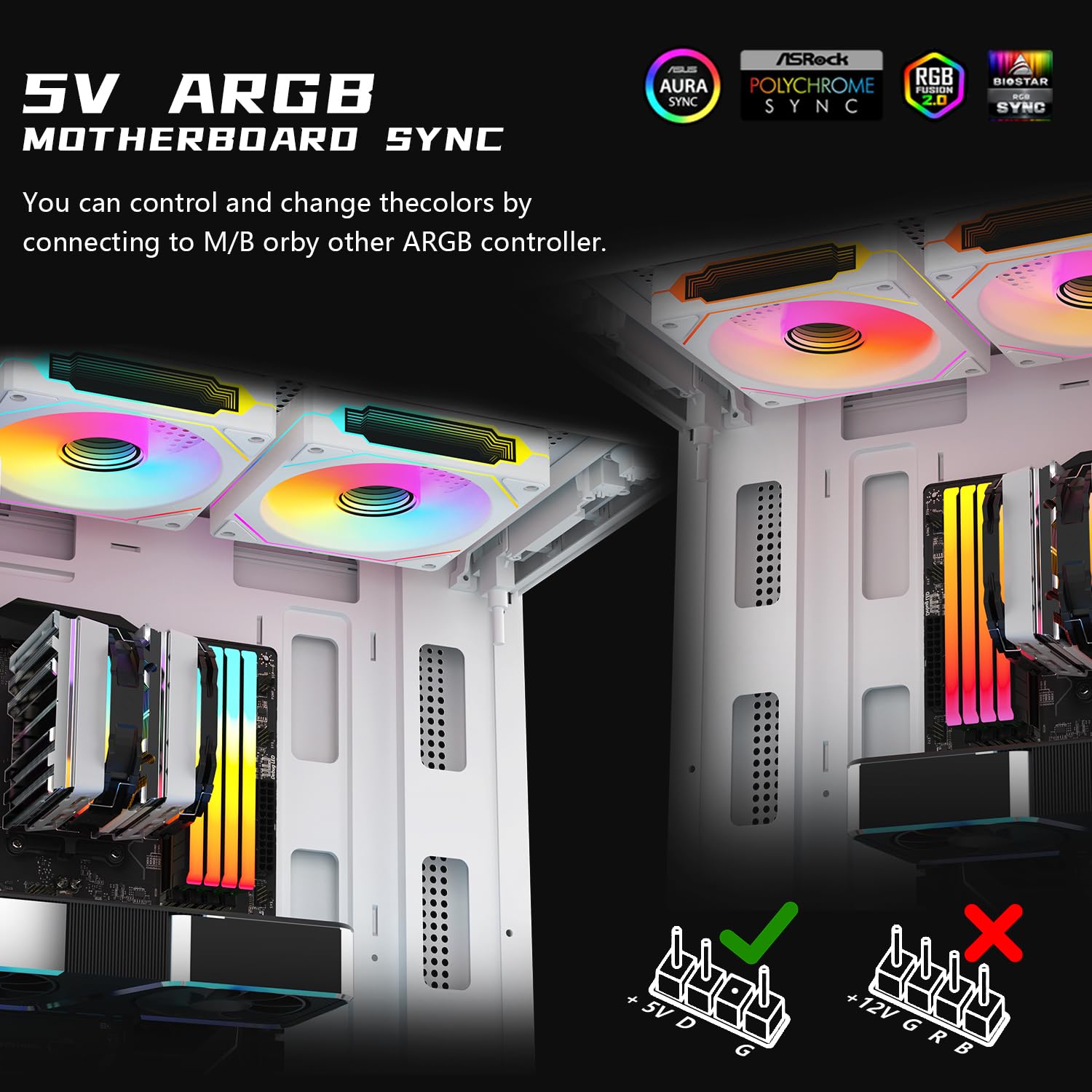 Prism 4 PRO ARGB Fan PC 120mm  - مراجعة Pc Gaming Custom وسعره