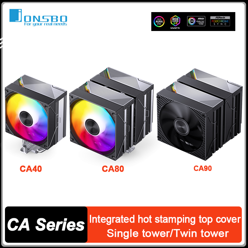 JONSBO CA40/CA80/CA90 CPU Cool - مراجعة Pc Gaming Jonsbo وسعره