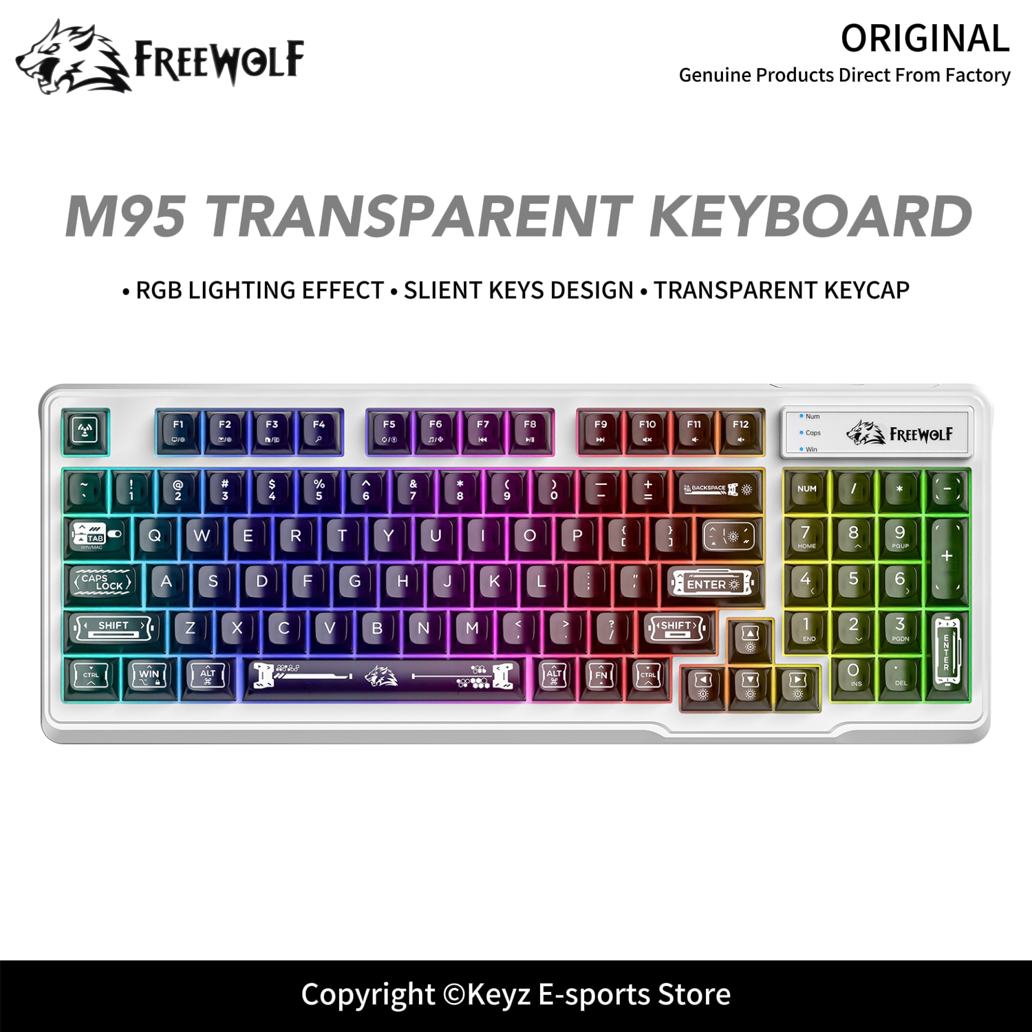 98% Compact Layout Wired RGB S - مراجعة Anti-Ghosting Keyboard وسعره