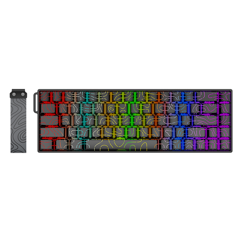 SHIPADOO IK68 Wired Mechanical - مراجعة Anti-Ghosting Keyboard وسعره