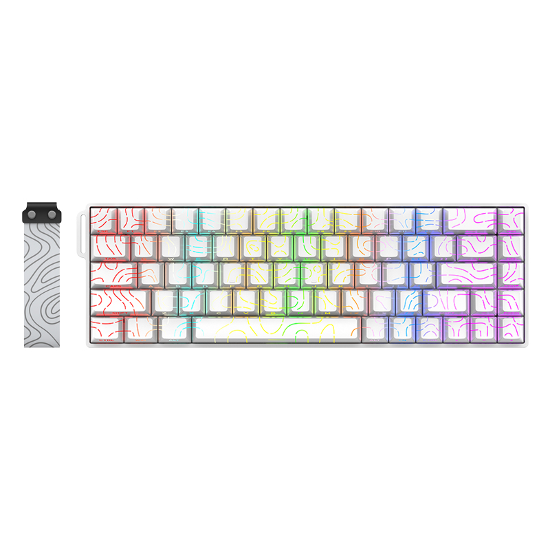 SHIPADOO IK68 Wired Mechanical - مراجعة Anti-Ghosting Keyboard وسعره