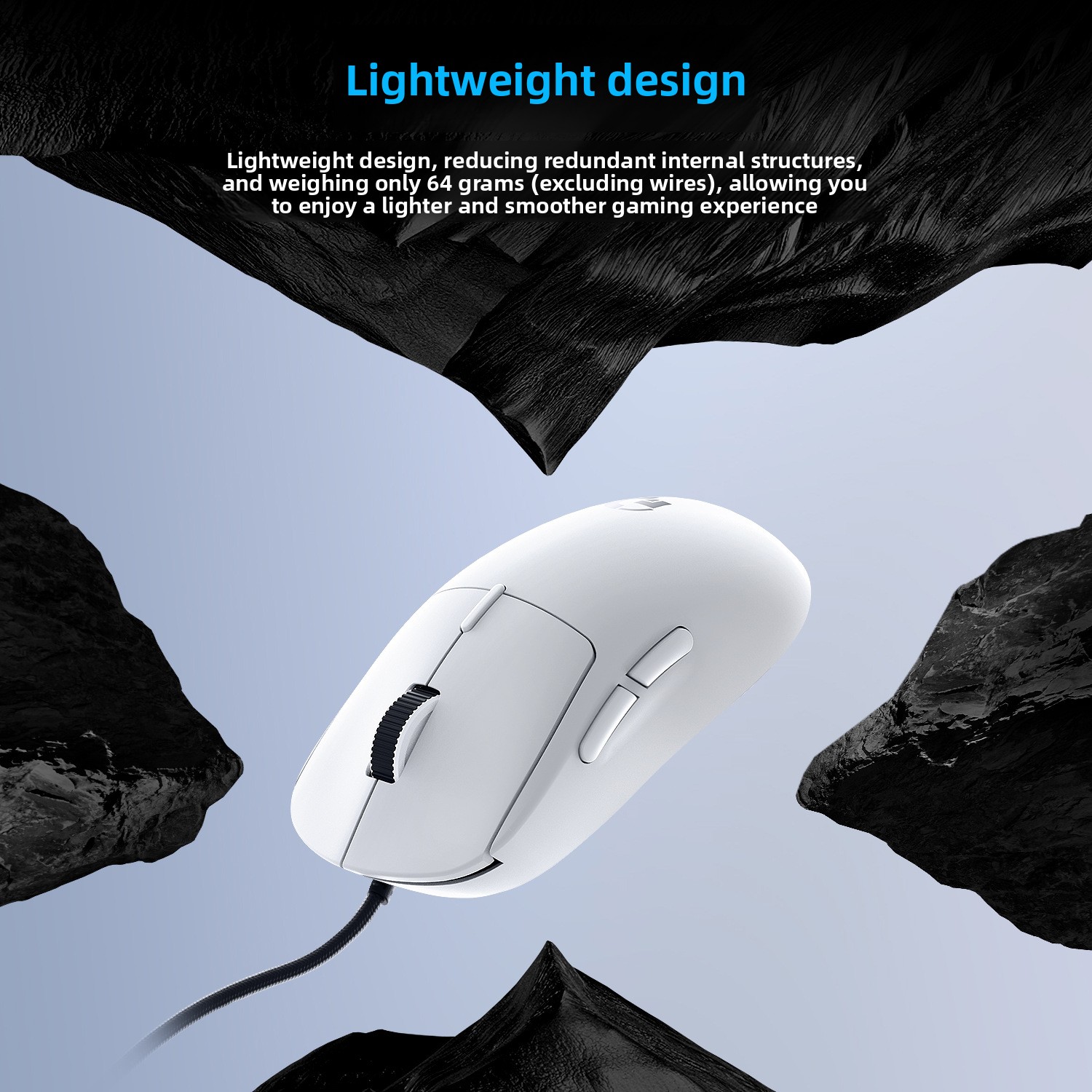 GPW-Y PAW3395 Lightweight Wire - مراجعة Pc Gaming Y60 وسعره