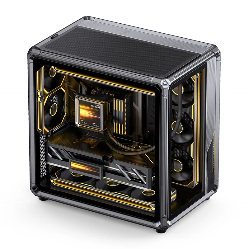 New JONSBO X400 Gray ATX Case  - مراجعة Pc Gaming Jonsbo وسعره