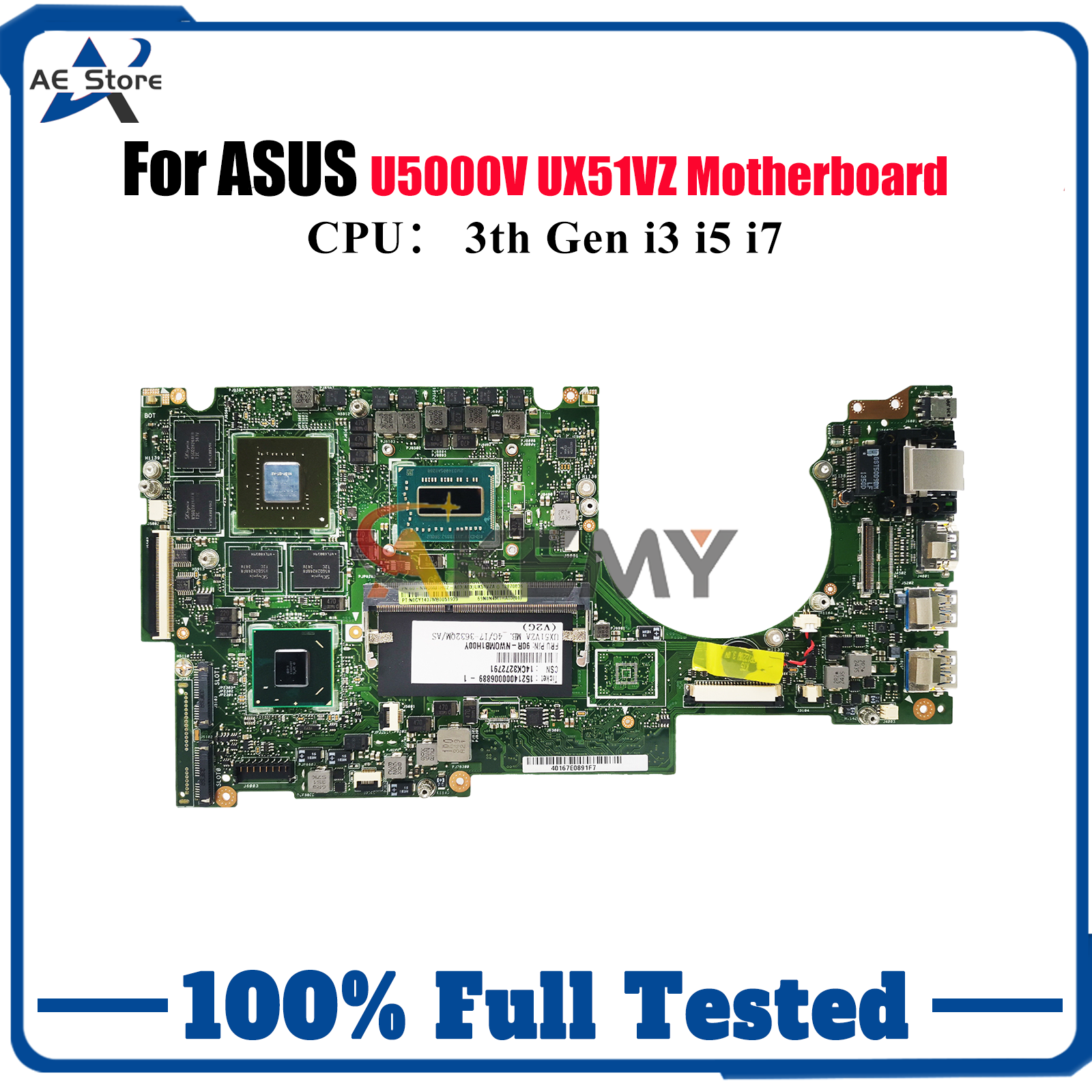 UX51VZ Laptop Motherboard For  - مراجعة Pc Gaming I5 وسعره