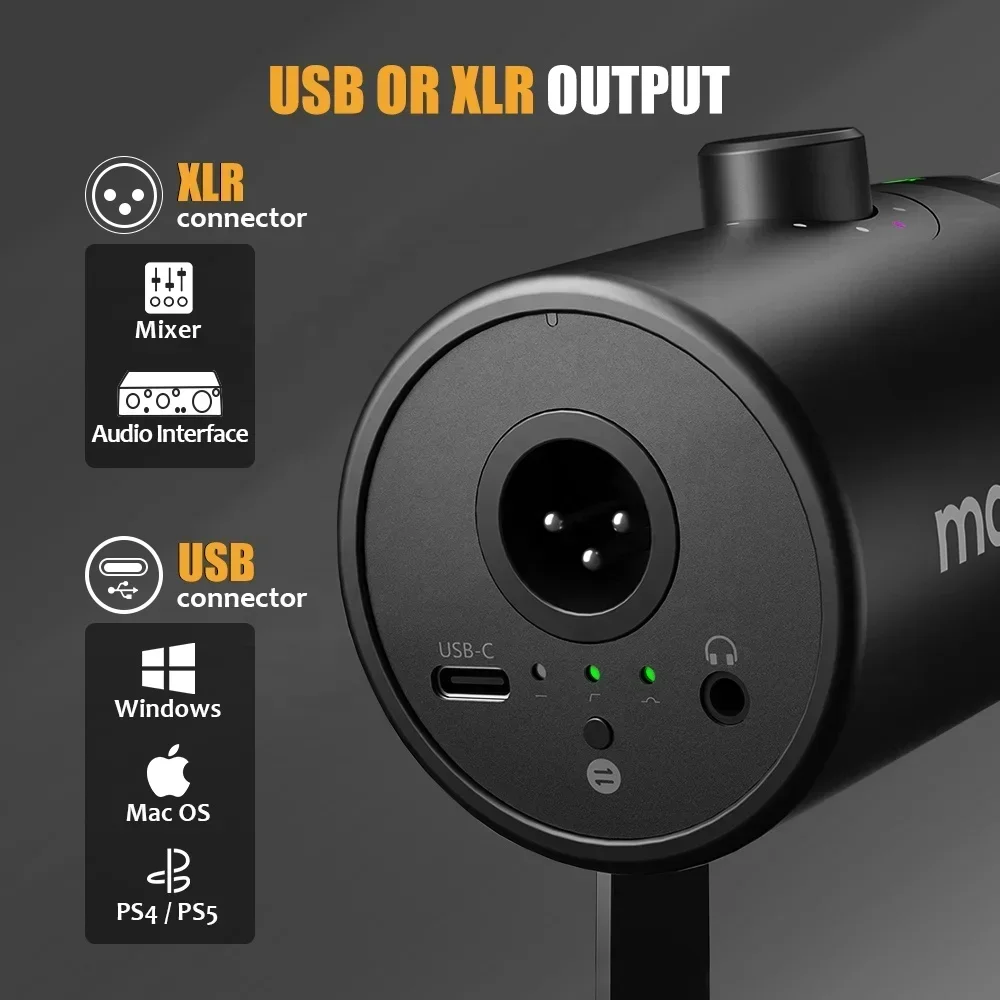 MAONO Dynamic Microphone XLR U - مراجعة Gaming Microphone وسعره