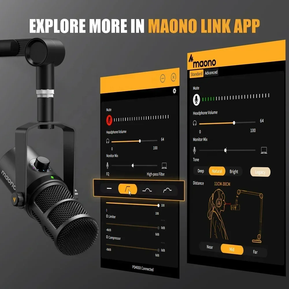 MAONO Dynamic Microphone XLR U - مراجعة Gaming Microphone وسعره