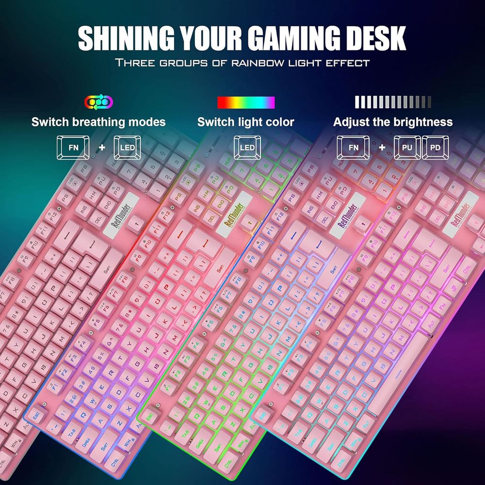 Wireless Gaming Keyboard and M - مراجعة Anti-Ghosting Keyboard وسعره