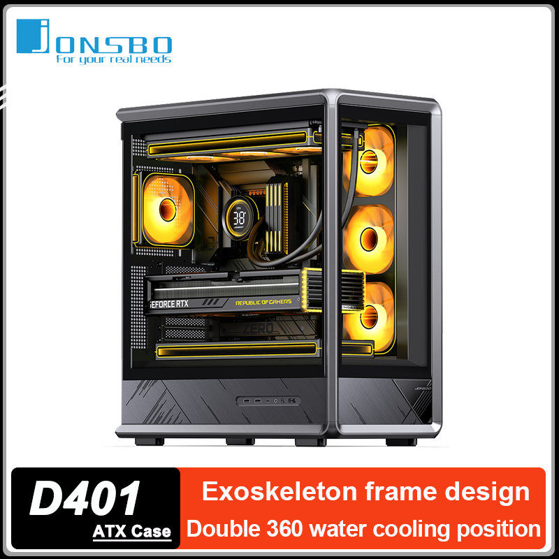 JONSBO D401 ATX PC Case Exoske - مراجعة Pc Gaming Jonsbo وسعره