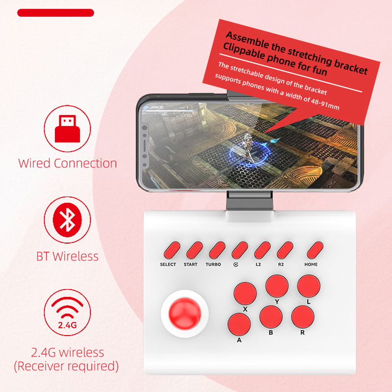 Arcade Gamepad Bluetooth Contr - مراجعة Pc Gaming Price وسعره