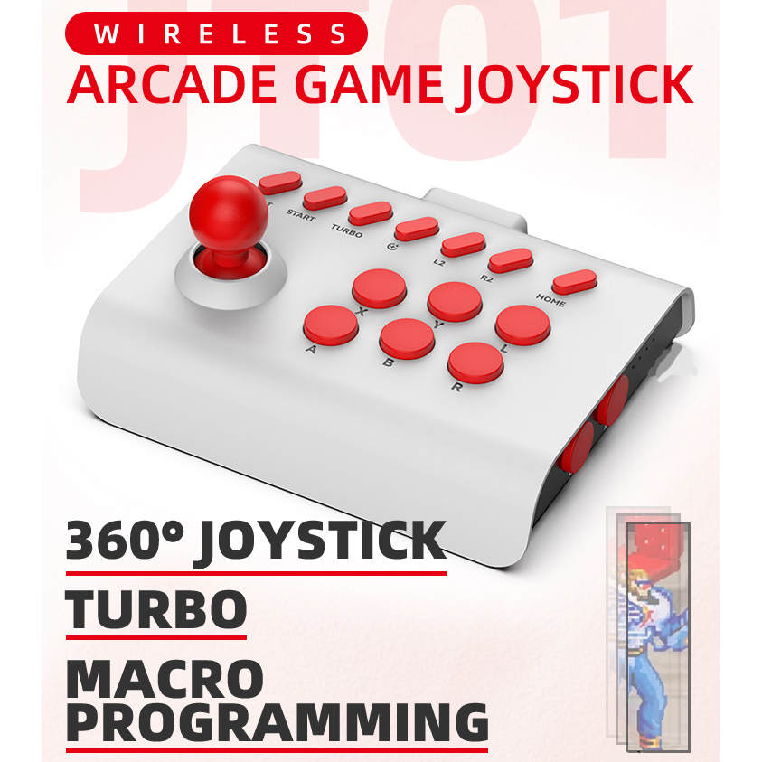 Arcade Gamepad Bluetooth Contr - مراجعة Pc Gaming Price وسعره