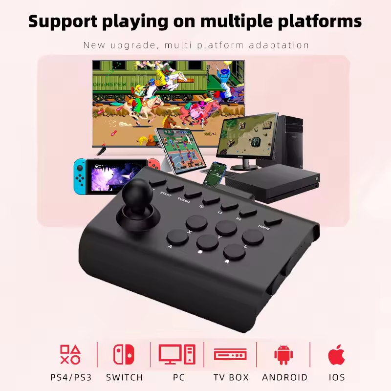 Arcade Gamepad Bluetooth Contr - مراجعة Pc Gaming Price وسعره