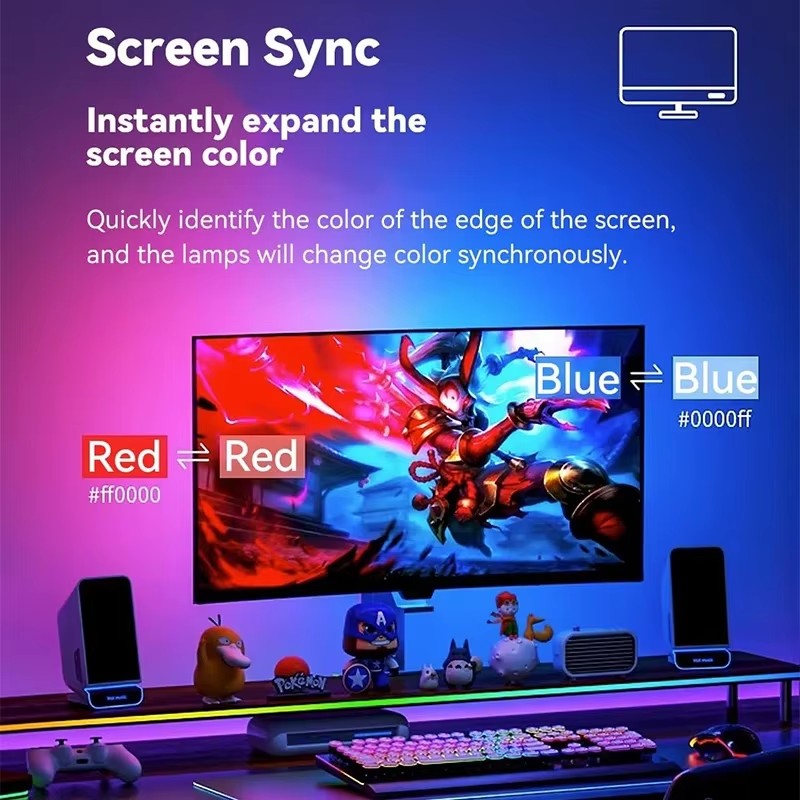 RGB Gaming Lights Strip Monito - مراجعة Pc Gaming Rgb وسعره