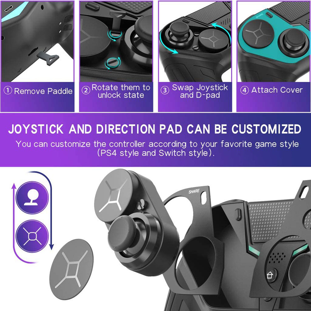 Controller For PS4 PS3 PS Play - مراجعة Pc Gaming On Sale وسعره