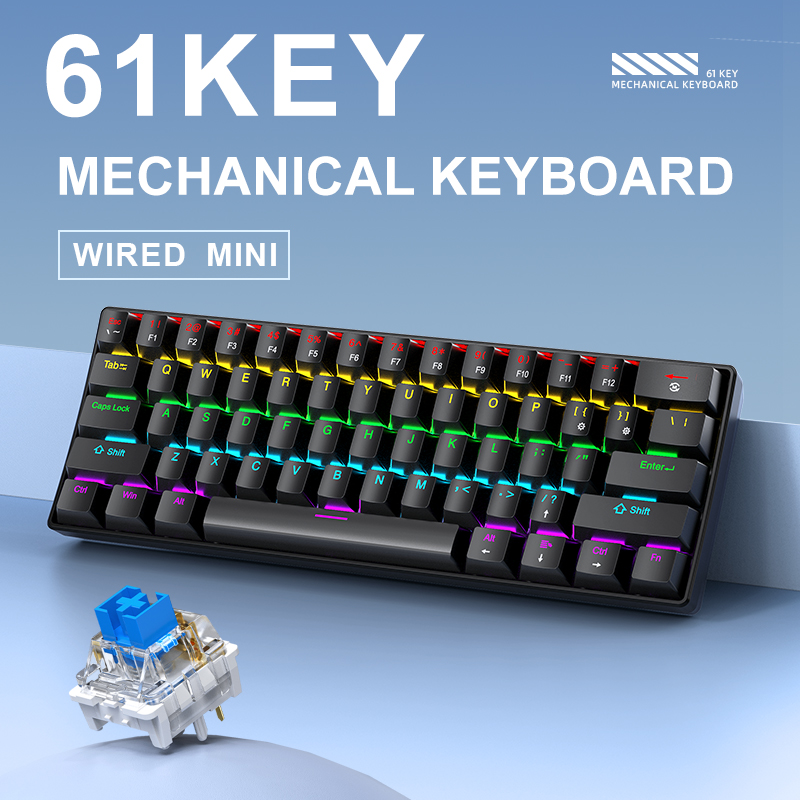 K61 Wired Mechanical Gaming Ke - مراجعة Pc Gaming Uk وسعره