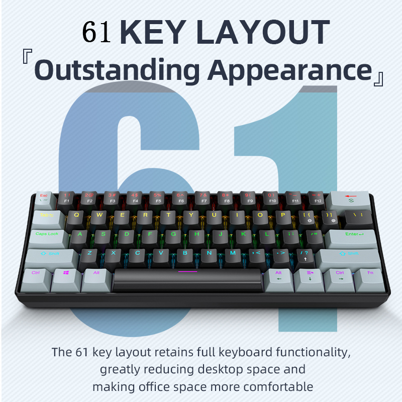 K61 Wired Mechanical Gaming Ke - مراجعة Pc Gaming Uk وسعره