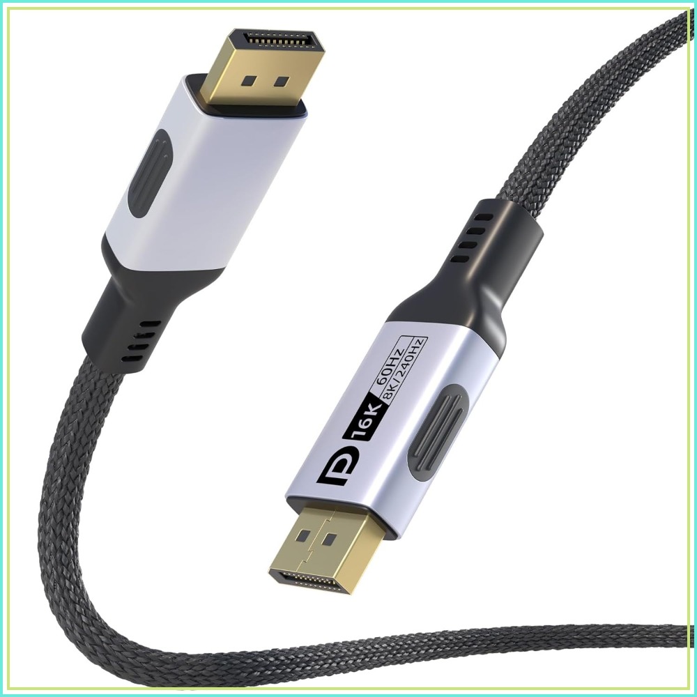 DP 2.1 Cable 3.3ft, 80Gbps 16K - مراجعة Pc Gaming Mini وسعره