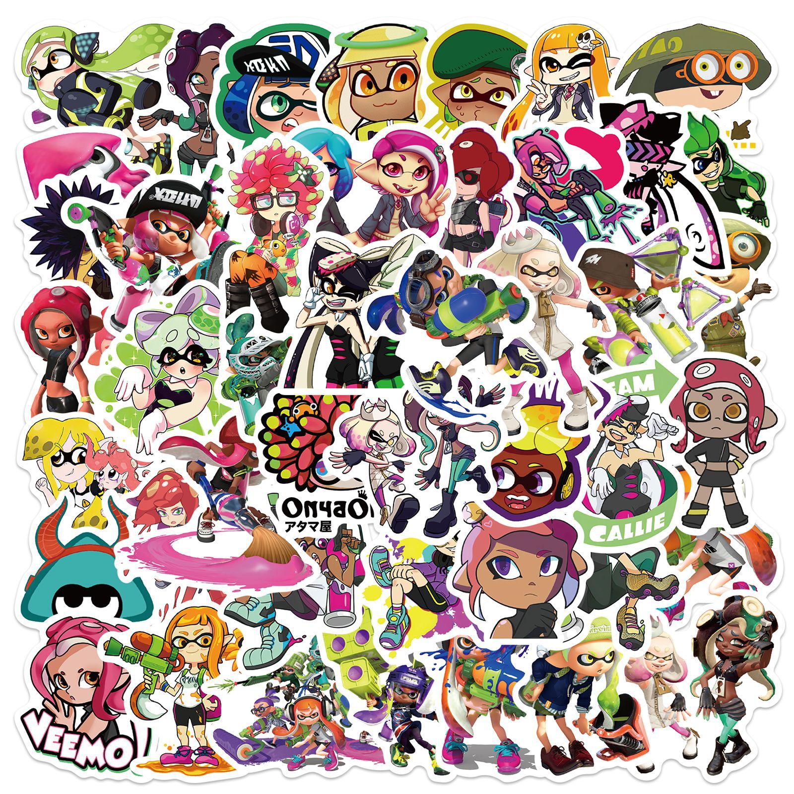 10/30/50pcs  Game Splatoon  Sk - مراجعة Pc Gaming Girl وسعره