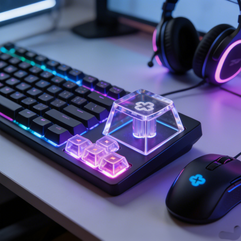 R4 Transparent ABS Keycaps for - مراجعة Anti-Ghosting Keyboard وسعره