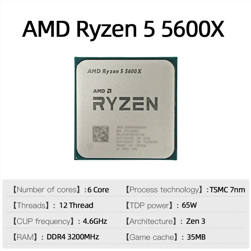 AMD Ryzen 5 5600X 7NM 6 Core 1 - مراجعة Pc Gaming Amd Ryzen 5 وسعره