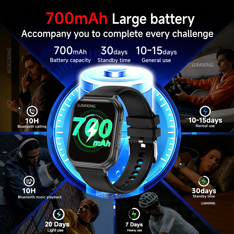 New Smartwatches 700 mAh Batte - مراجعة High Refresh Monitor وسعره