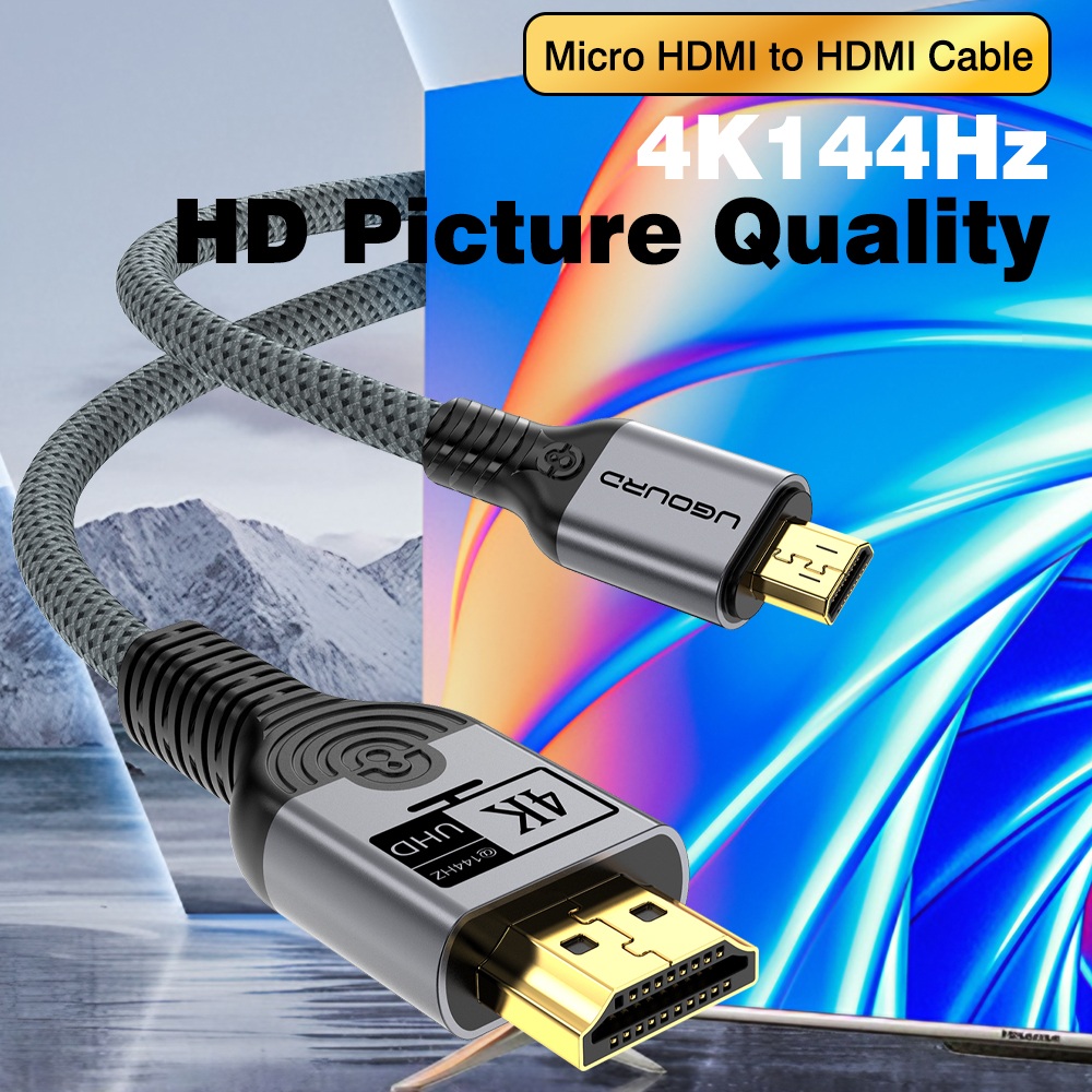 UGOURD Nylon Braided Micro HDM - مراجعة High Refresh Monitor وسعره