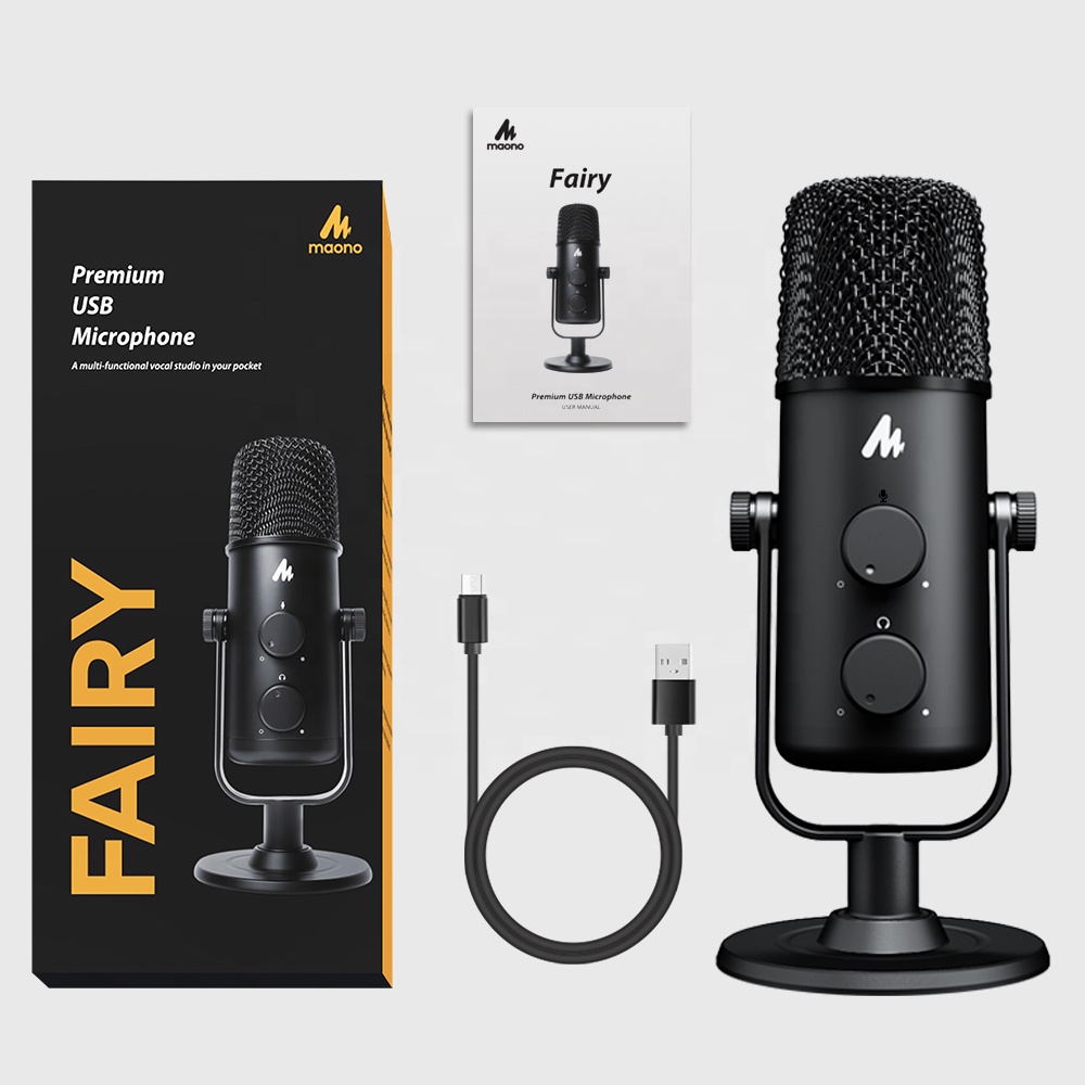 MAONO USB to Type C PC Studio  - مراجعة Gaming Microphone وسعره