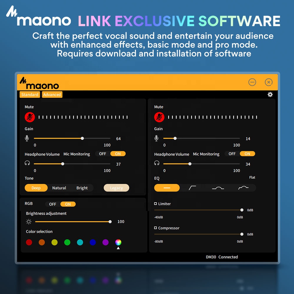 Maono DM30 Programmable RGB Ga - مراجعة Gaming Microphone وسعره