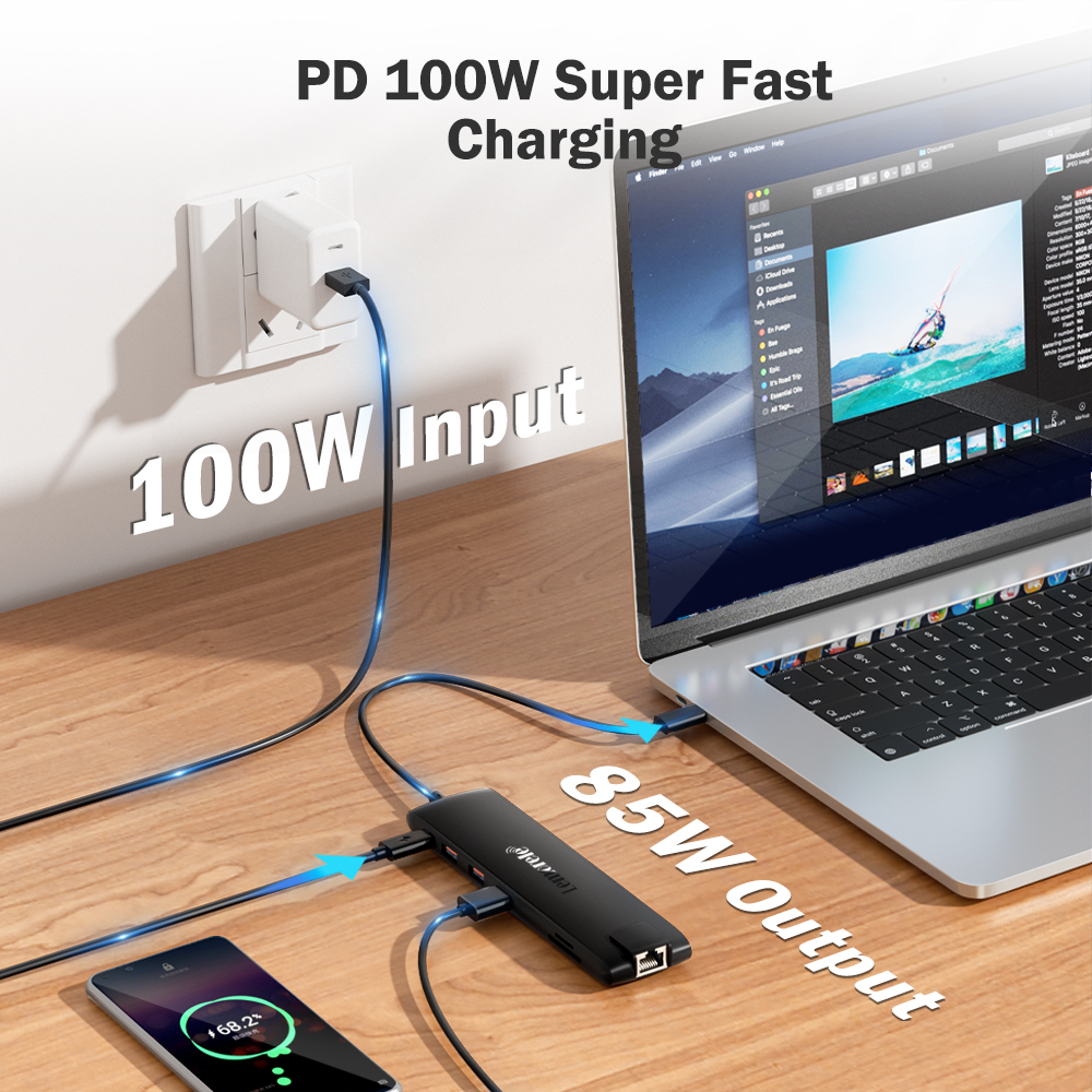 Lemorele TC96 USB Hub USB 3.1  - مراجعة Usb Hub Gaming وسعره