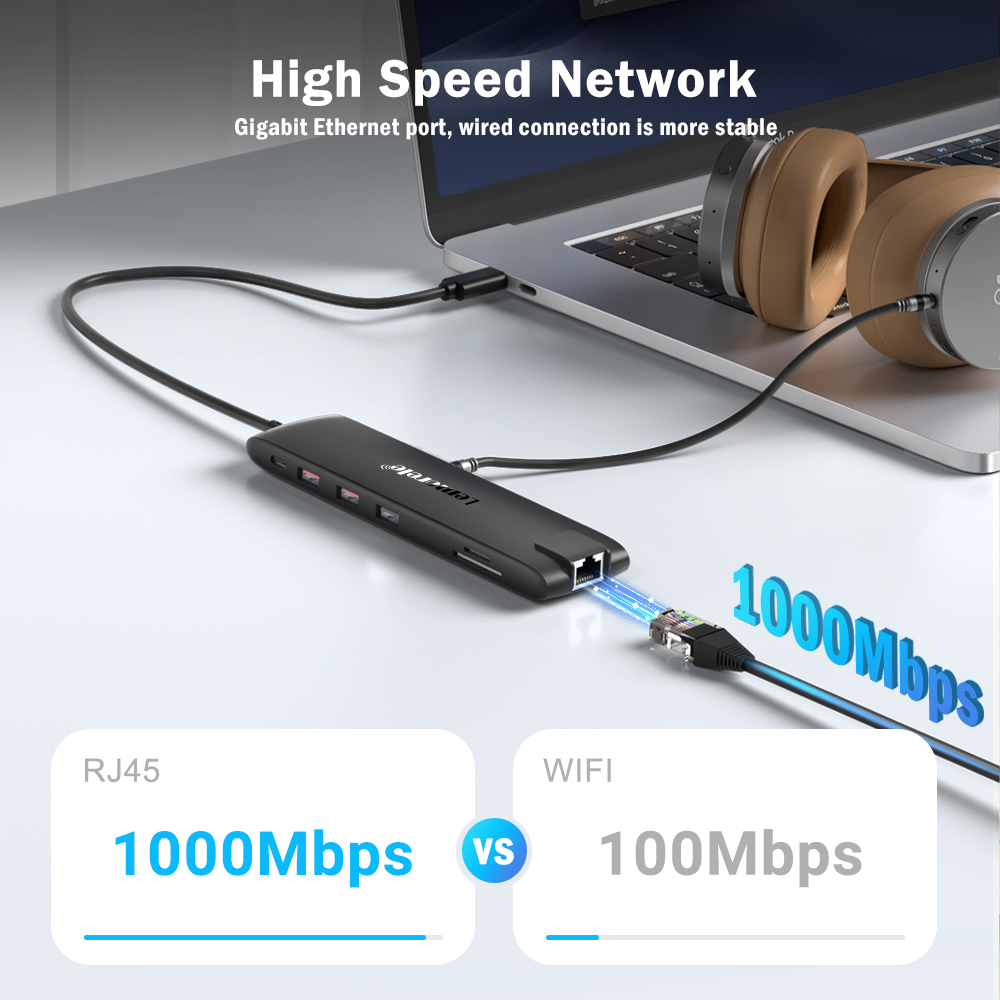 Lemorele TC96 USB Hub USB 3.1  - مراجعة Usb Hub Gaming وسعره