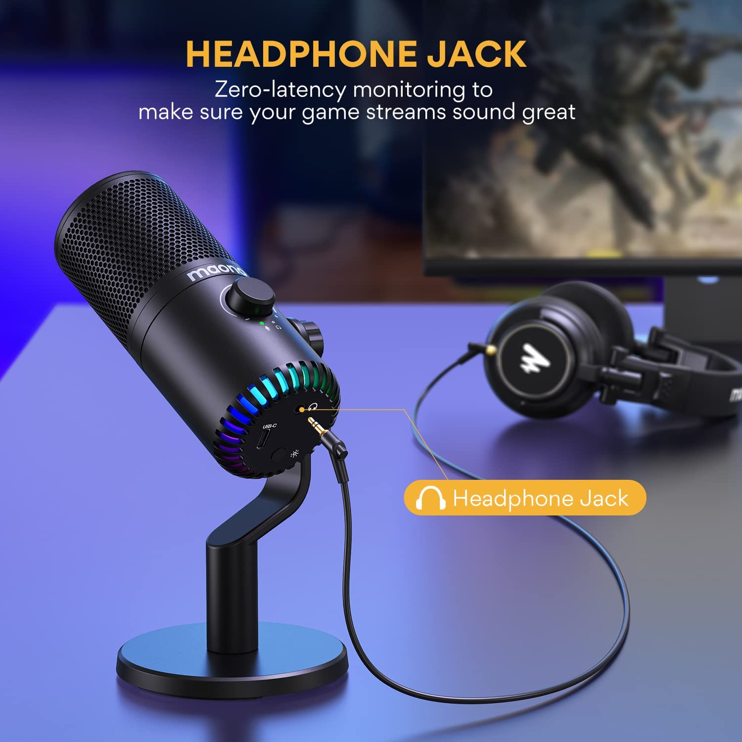 Maono DM30 Gaming Microphone f - مراجعة Gaming Microphone وسعره
