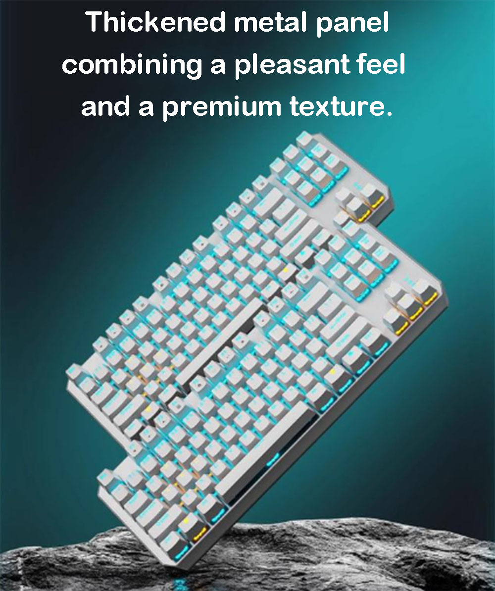 87-Key Mechanical Gaming Keybo - مراجعة Anti-Ghosting Keyboard وسعره